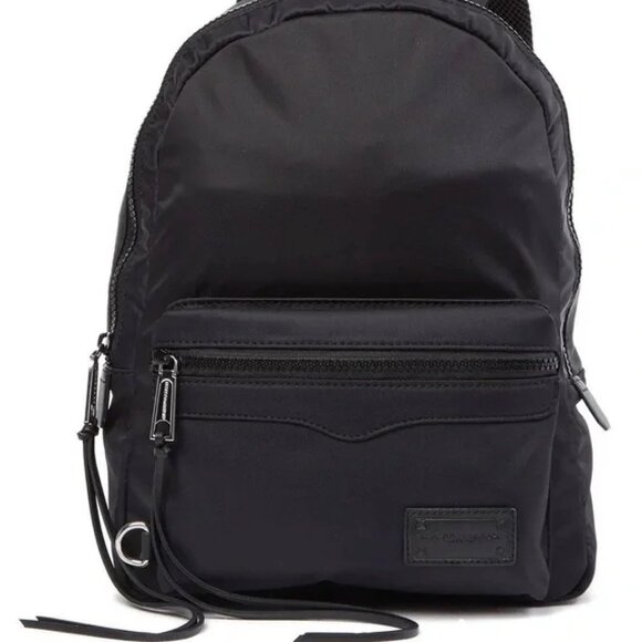 Rebecca Minkoff Backpack Nylon Zipper Medium Black main image 8